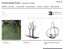 Tablet Screenshot of inmaculadaamor.com